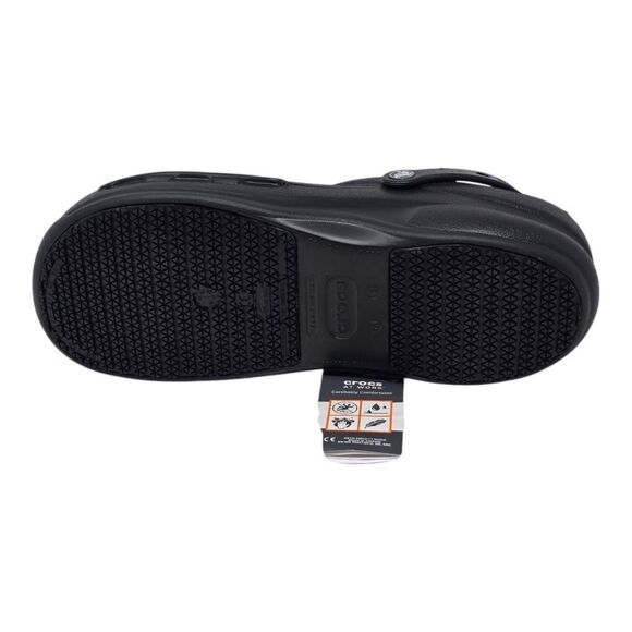 Crocs Slip Resistant Shoes Bistro Clogs Nurse Shoes Chef Shoes 10075-001 Mens 13 - Picture 5 of 7